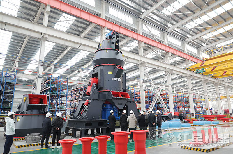 客戶參觀紅星大型雷蒙磨粉機廠區 客戶參觀紅星大型雷蒙磨粉機廠區