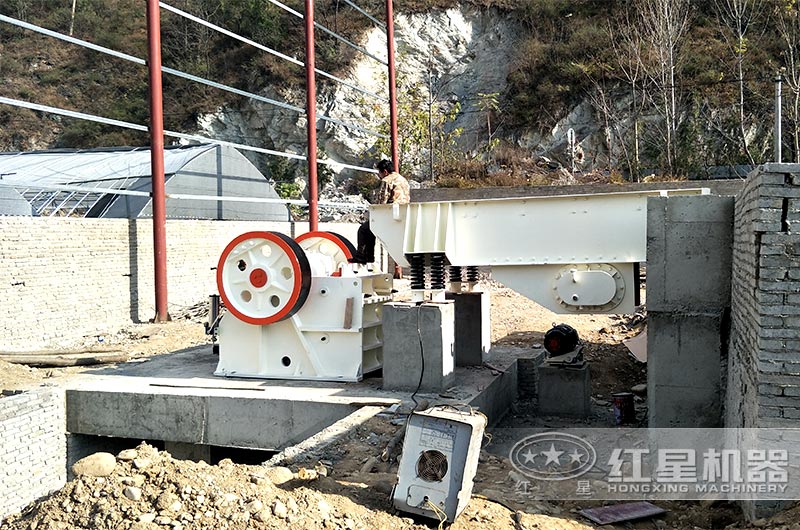 顎破處理青石現場