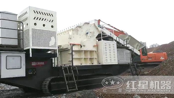 履帶移動(dòng)破碎機(jī)