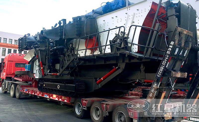 履帶式石子制砂機(jī)發(fā)貨 履帶式石子制砂機(jī)發(fā)貨