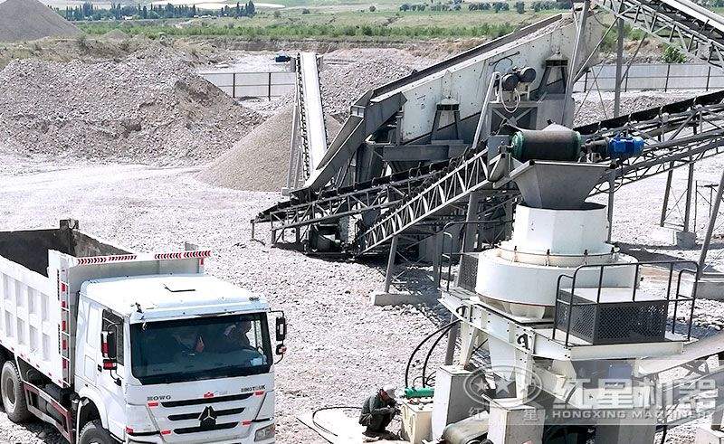 湖南制砂生產現場