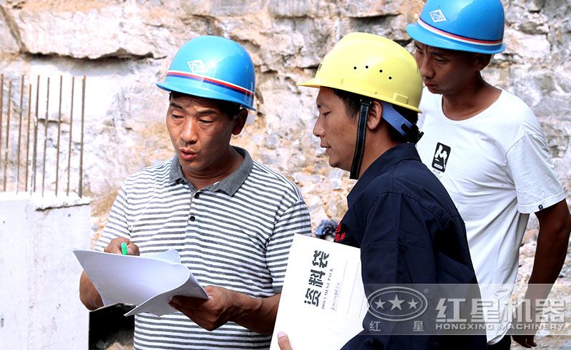 紅星機器工程師到現場指導 紅星機器工程師到現場指導