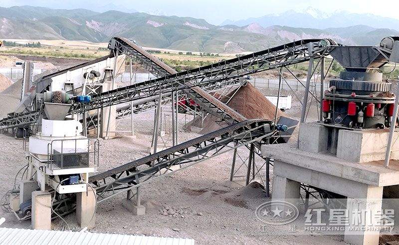 混凝土企業制砂現場