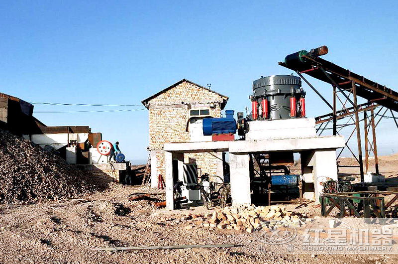 圓錐式破碎機客戶現(xiàn)場