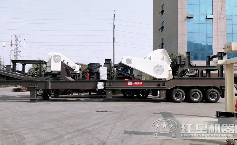 移動錘式青石粉碎機廠區(qū)圖 移動錘式青石粉碎機廠區(qū)圖