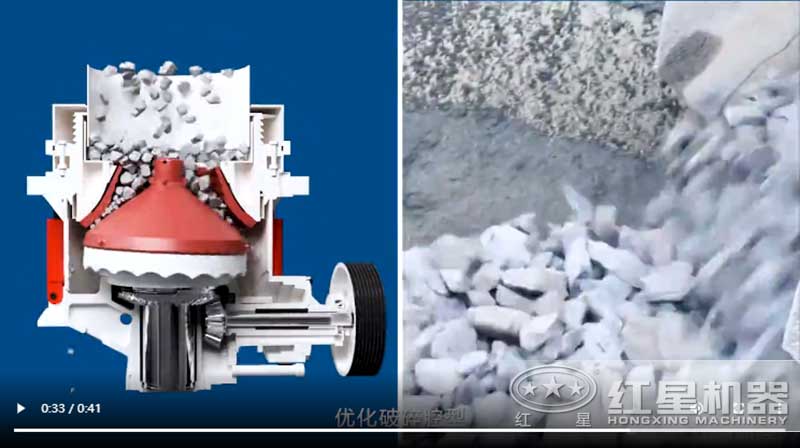 圓錐破進料范圍大 圓錐破進料范圍大