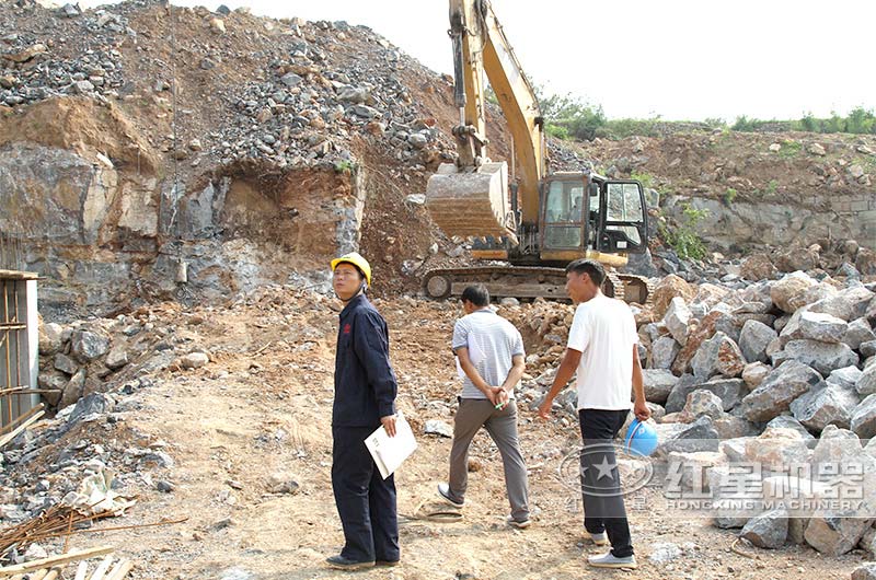 硬料巖石制砂新建加工廠原料實拍 硬料巖石制砂新建加工廠原料實拍