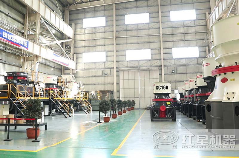 各種圓錐破碎機齊聚一堂