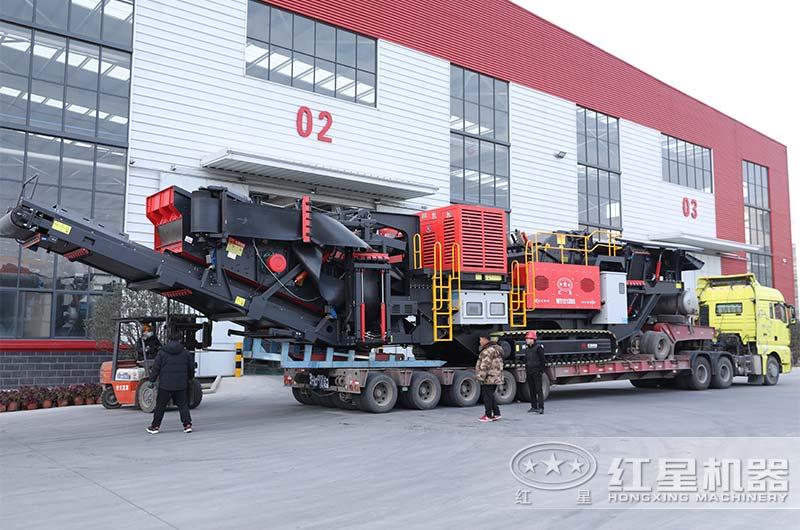 履帶式移動(dòng)反擊破發(fā)貨