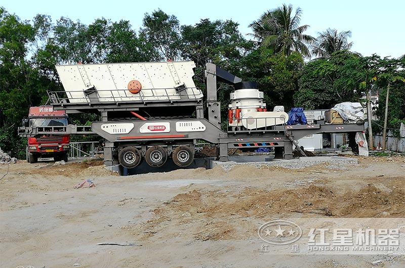 搭載的是圓錐破碎機