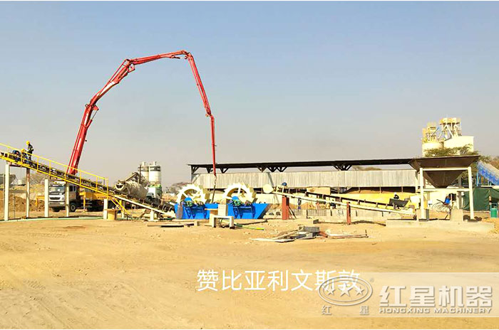 紅星機器為贊比亞客戶配置的生產線