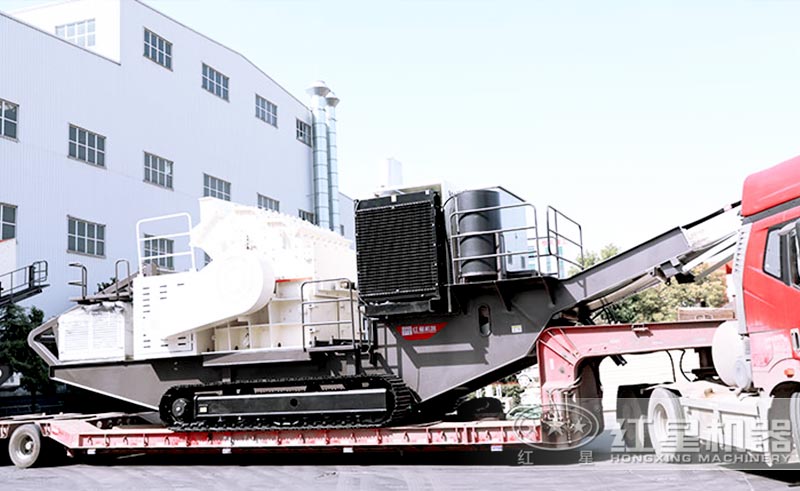 客戶定制的時產300噸的履帶式移動破碎機發貨圖 客戶定制的時產300噸的履帶式移動破碎機發貨圖