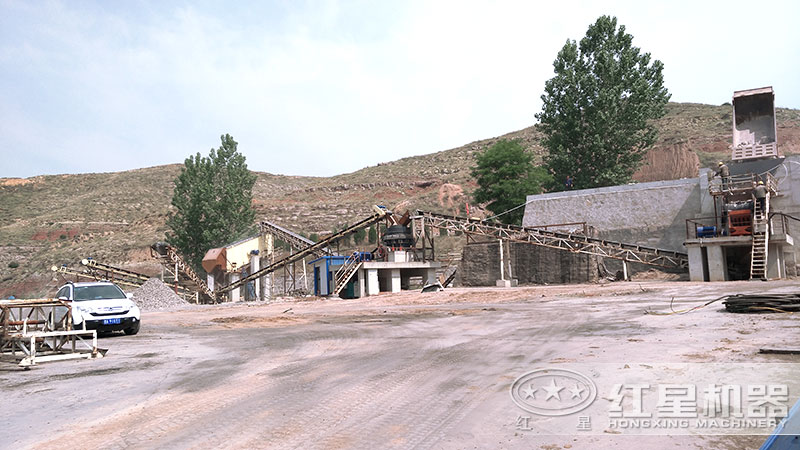 顎式破碎機+圓錐破碎機