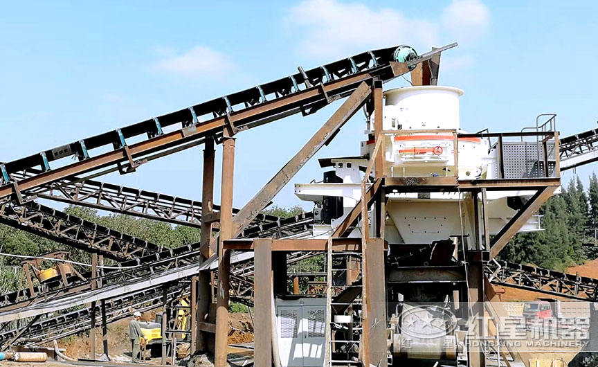 HVI制砂機生產現場