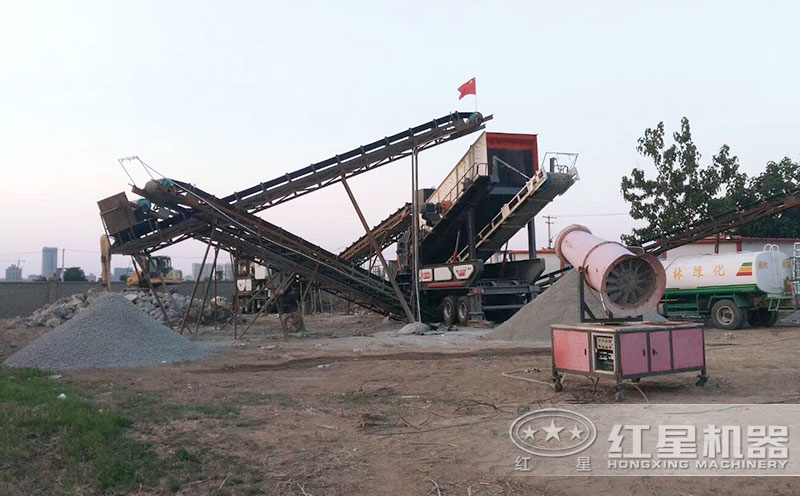 輪胎移動式建筑垃圾處理設備全套配置 輪胎移動式建筑垃圾處理設備全套配置