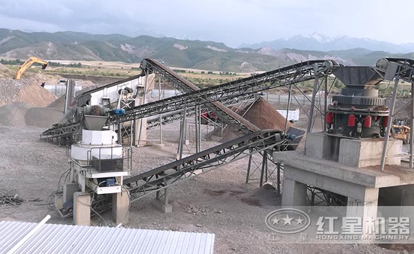 紅星制砂生產(chǎn)線客戶現(xiàn)場