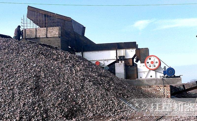 大型顎式破碎機客戶現場
