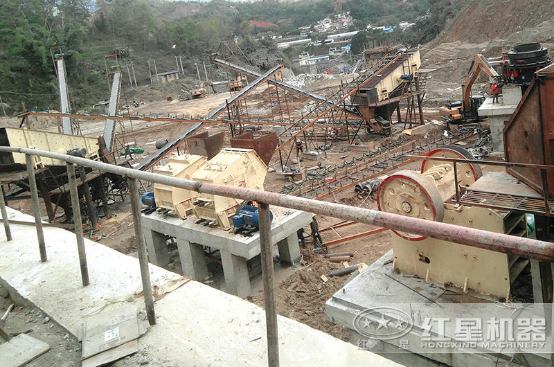 1315反擊破生產線安裝現場 1315反擊破生產線安裝現場