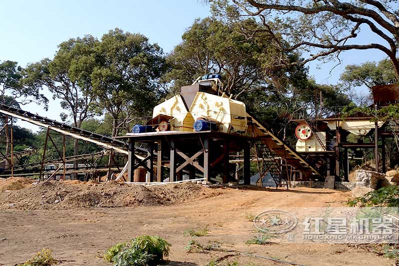 海南砂石廠現(xiàn)場實拍