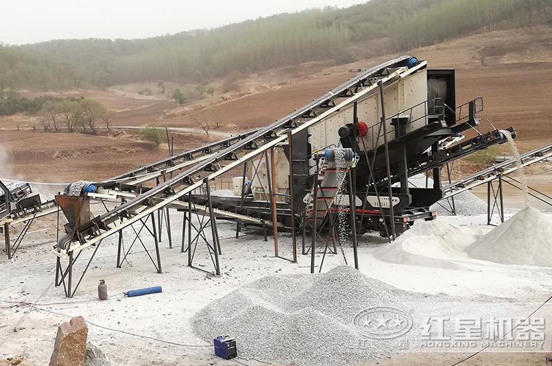 移動式制砂生產現場 移動式制砂生產現場