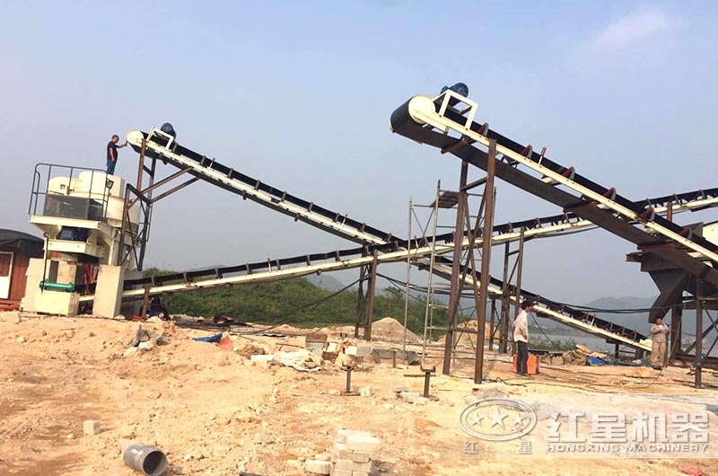 制砂機作業現場 制砂機作業現場