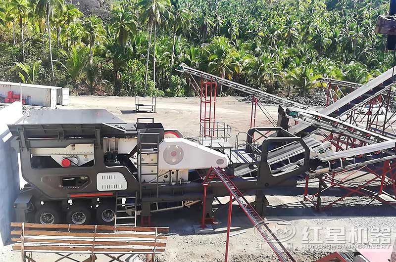 移動顎式破碎機生產現場 移動顎式破碎機生產現場