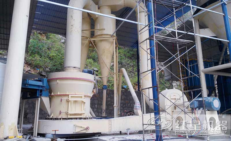 山西微粉磨生產現場