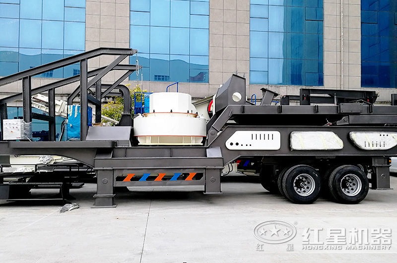 輪胎式移動制砂機圖片