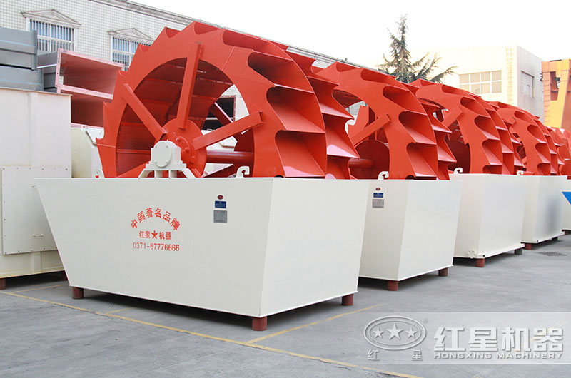 石子生產線洗砂設備之輪斗洗砂機 石子生產線洗砂設備之輪斗洗砂機