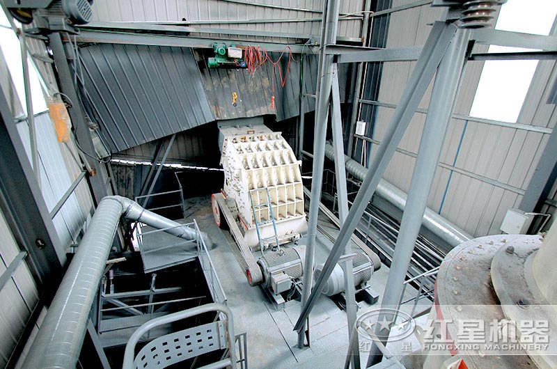 箱式破碎機(jī)現(xiàn)場(chǎng)生產(chǎn)中