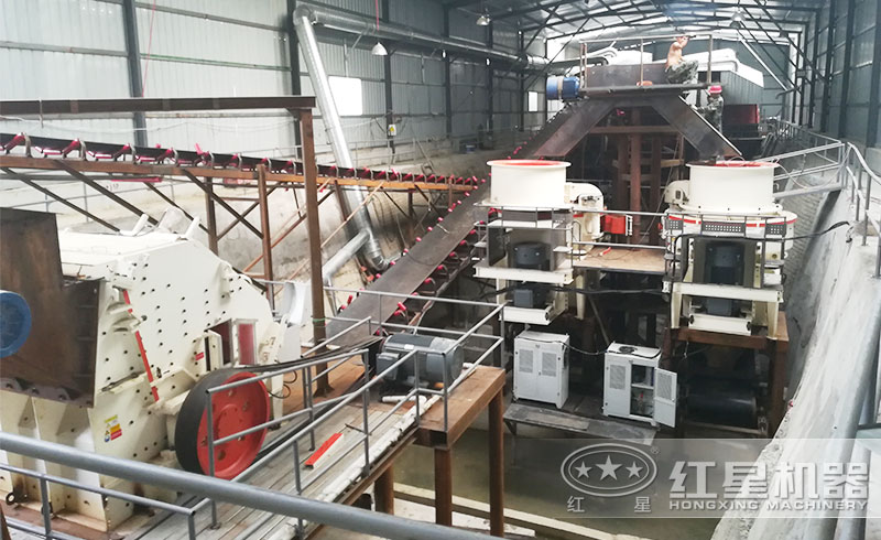 砂石破碎機現場