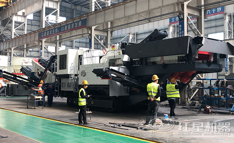 用戶考察移動破碎站 用戶考察移動破碎站