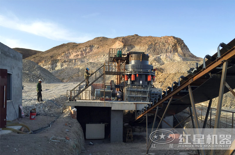 1200圓錐破碎機現場實拍 1200圓錐破碎機現場實拍