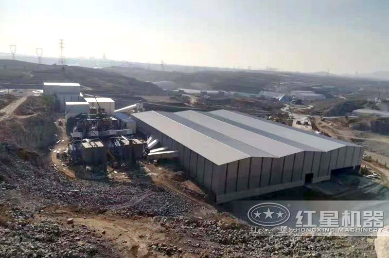 廣西時(shí)產(chǎn)600噸精品砂石生產(chǎn)線現(xiàn)場