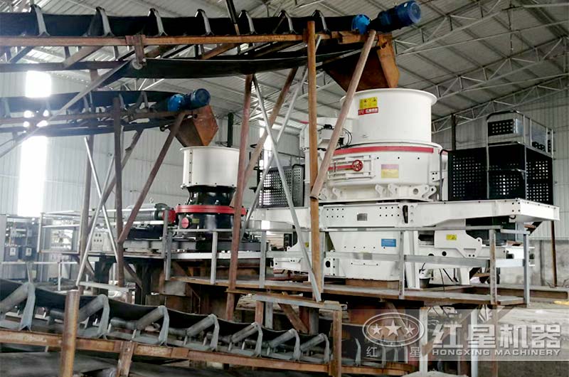 大型HVI制砂機現場