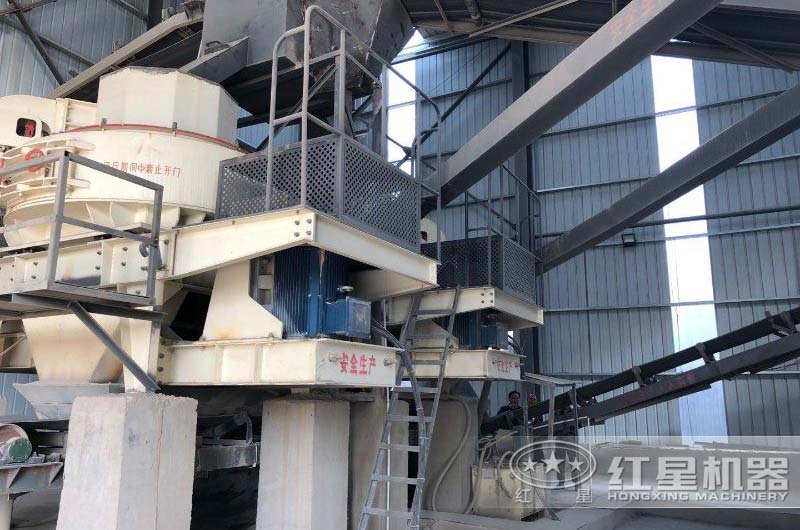 VSI制砂機現場實拍
