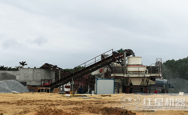 顎破+圓錐+制砂機案例現場 顎破+圓錐+制砂機案例現場