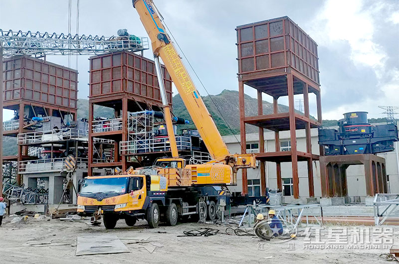 前期破碎、制砂工序