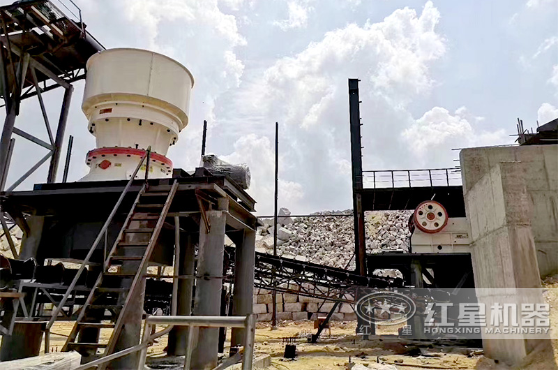 顎破搭配單缸圓錐破現場 顎破搭配單缸圓錐破現場