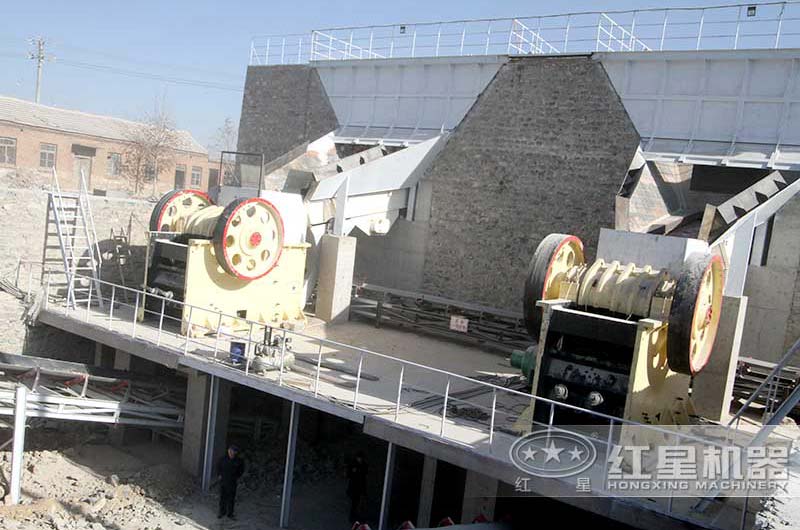 河北912顎式破碎機現(xiàn)場