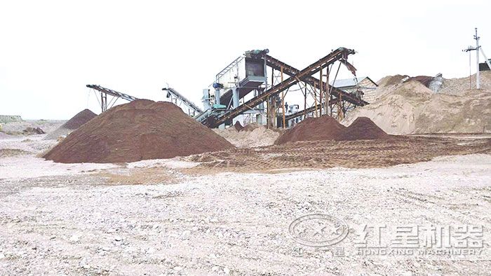 制沙生產現場