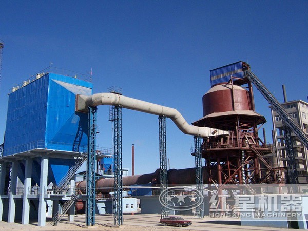 1000噸石灰回轉(zhuǎn)窯現(xiàn)場圖 1000噸石灰回轉(zhuǎn)窯現(xiàn)場圖