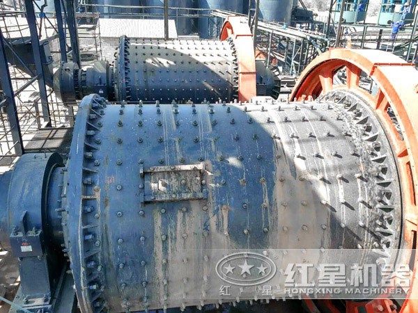 Ф4000×6000節能球磨機作業流程