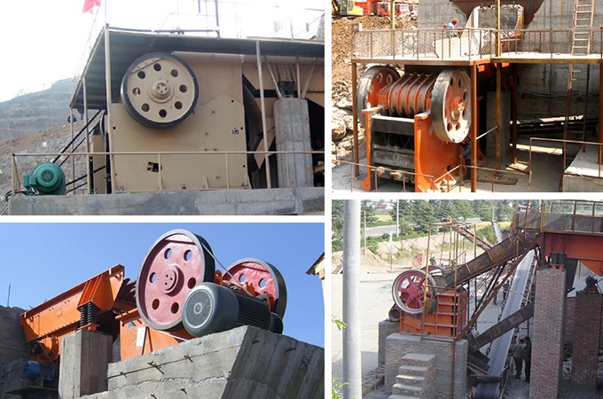 PE顎式破碎機現在作業圖 PE顎式破碎機現在作業圖