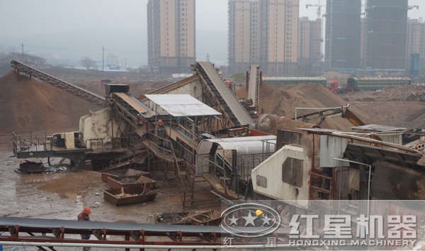 建筑垃圾破碎現場 建筑垃圾破碎現場