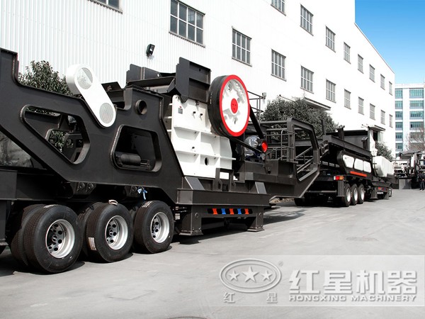 移動顎式破碎機---搭載HD80顎破