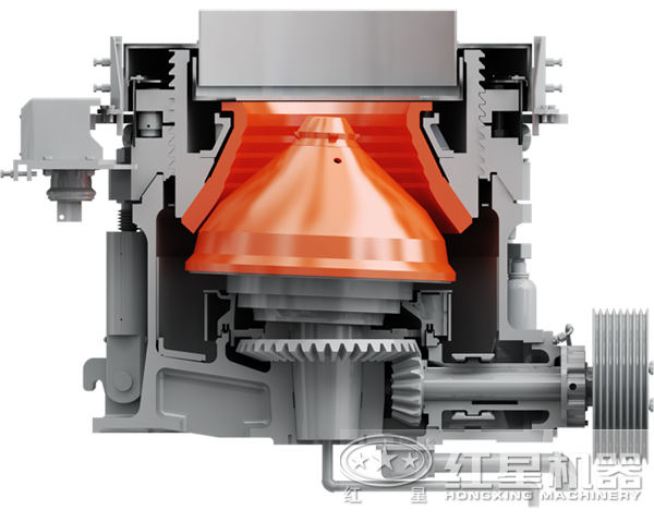 圓錐破碎機結(jié)構(gòu)圖