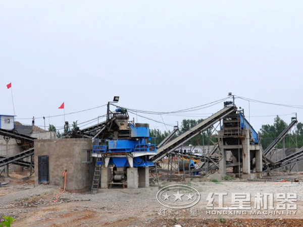 白云石制砂機環生產線