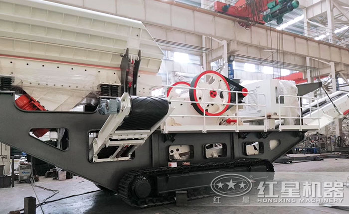 可移動(dòng)履帶式hd86顎式破碎站 可移動(dòng)履帶式hd86顎式破碎站