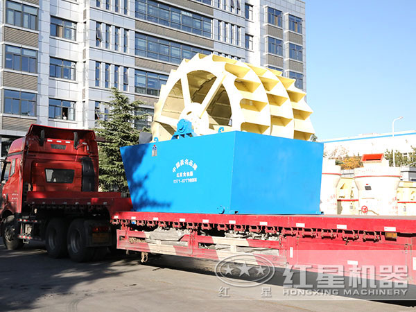輪式洗砂機(jī)發(fā)貨現(xiàn)場(chǎng)